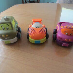 Battat WHEEELS Pull Back and Go Toy Vehicles Set of 3
